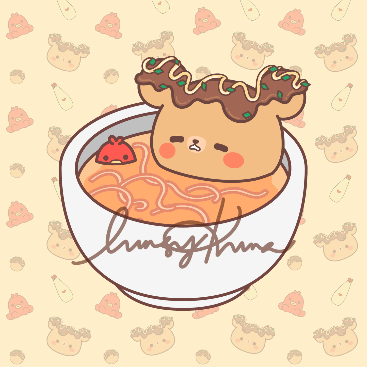 Ramen Kuma Sticker