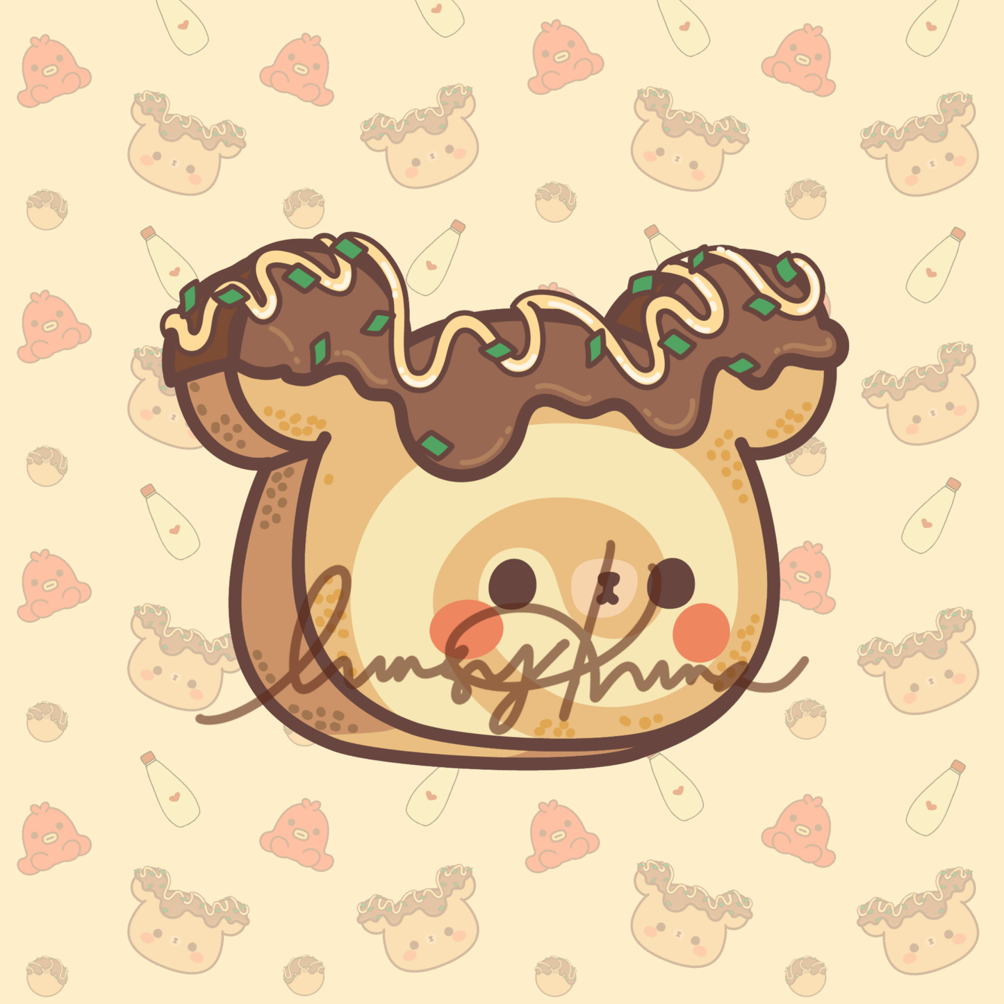 ONLINE ONLY: Swirlcake Tako Sticker