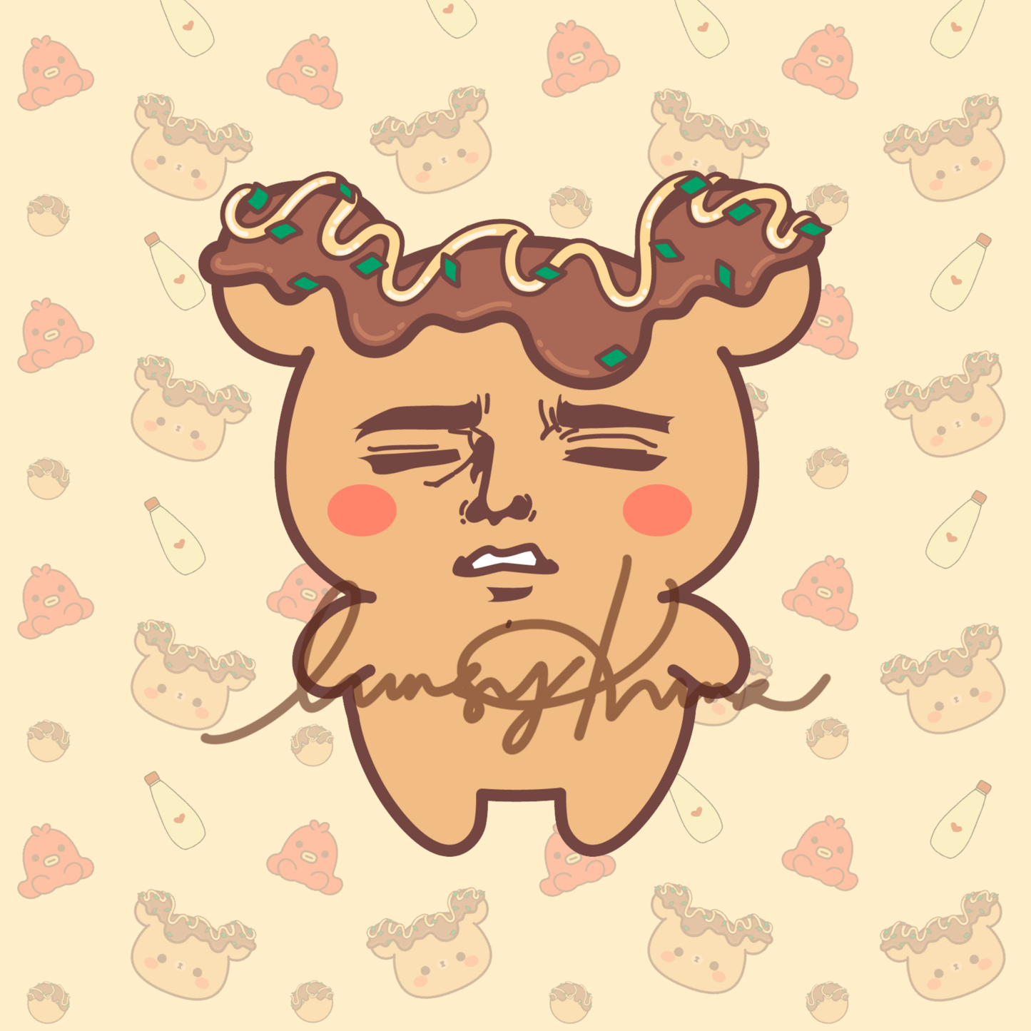 Kimochi Kuma Sticker