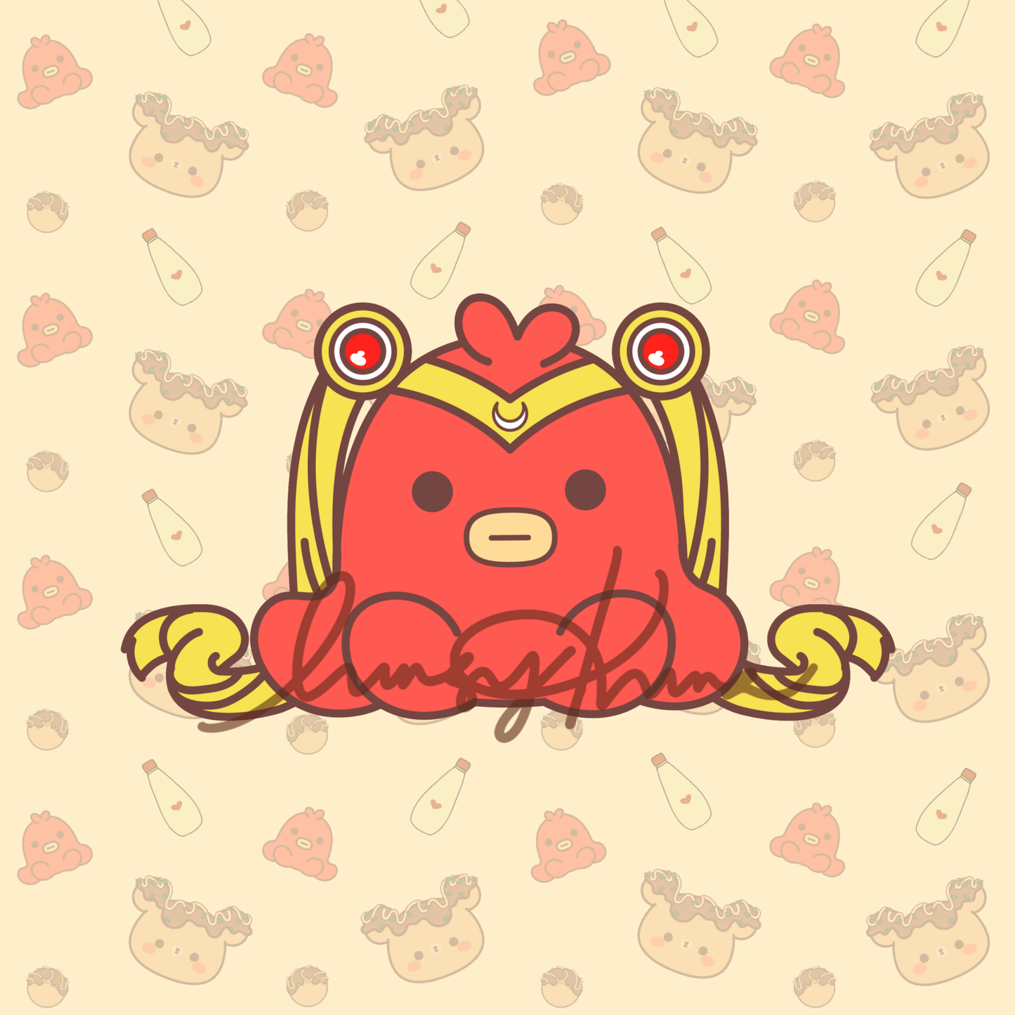 Sailor Tako Sticker