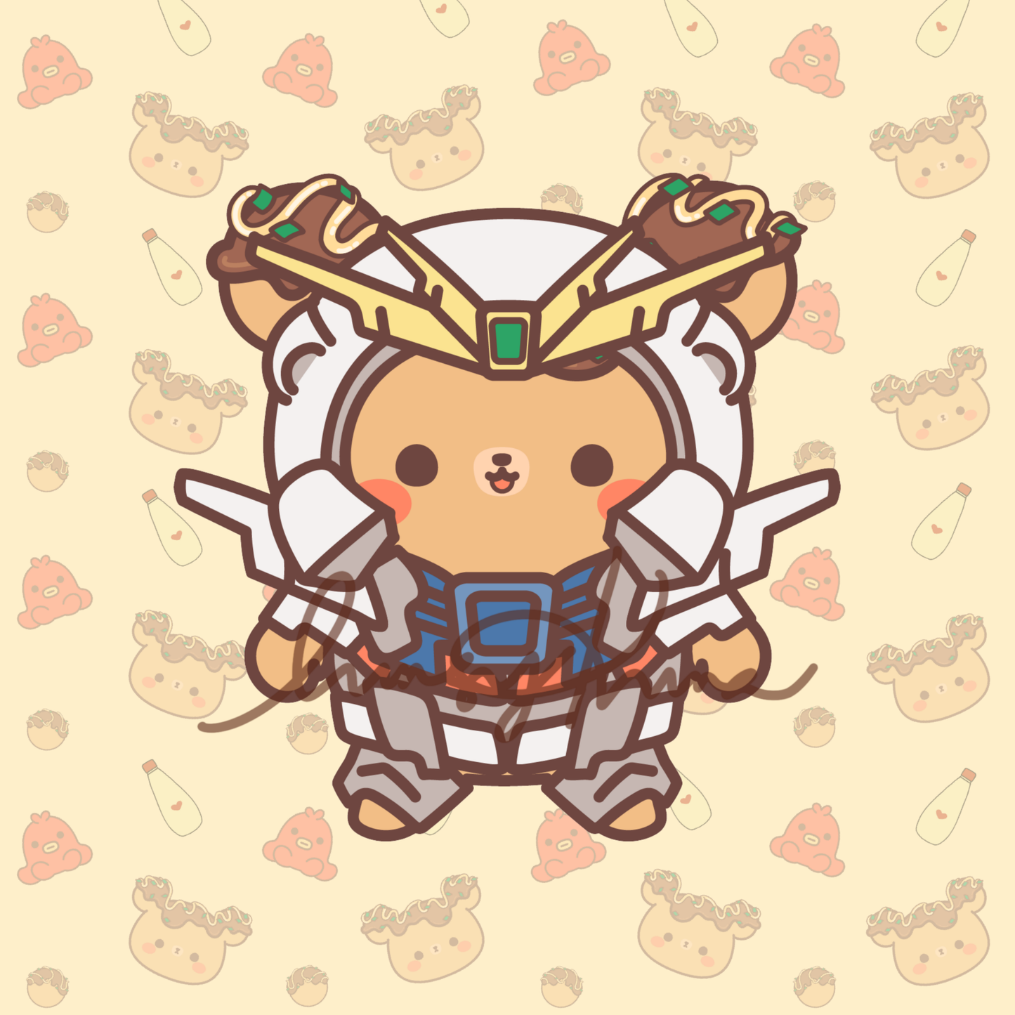 Gundam Kuma Sticker