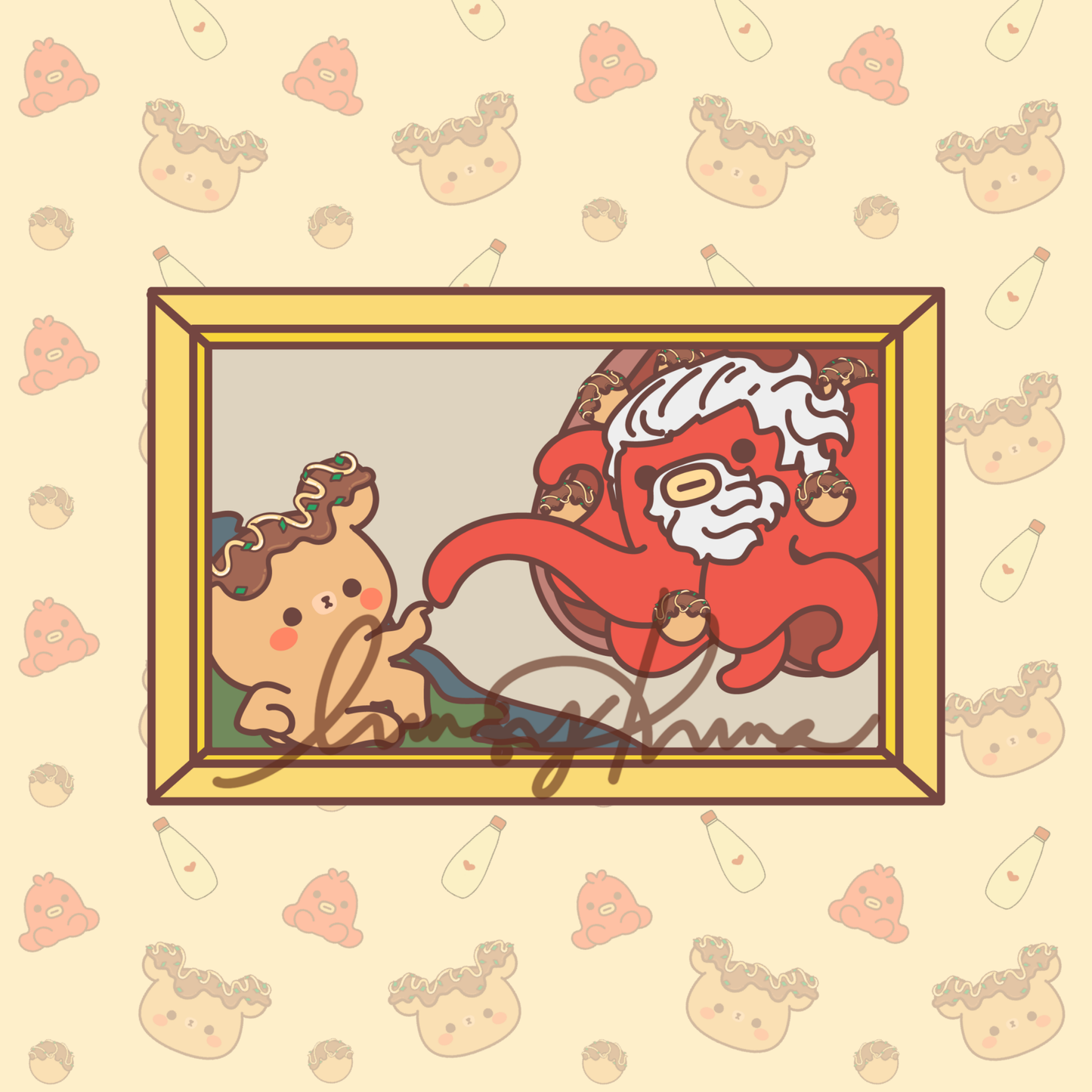 The Creation of Takoyaki Sticker