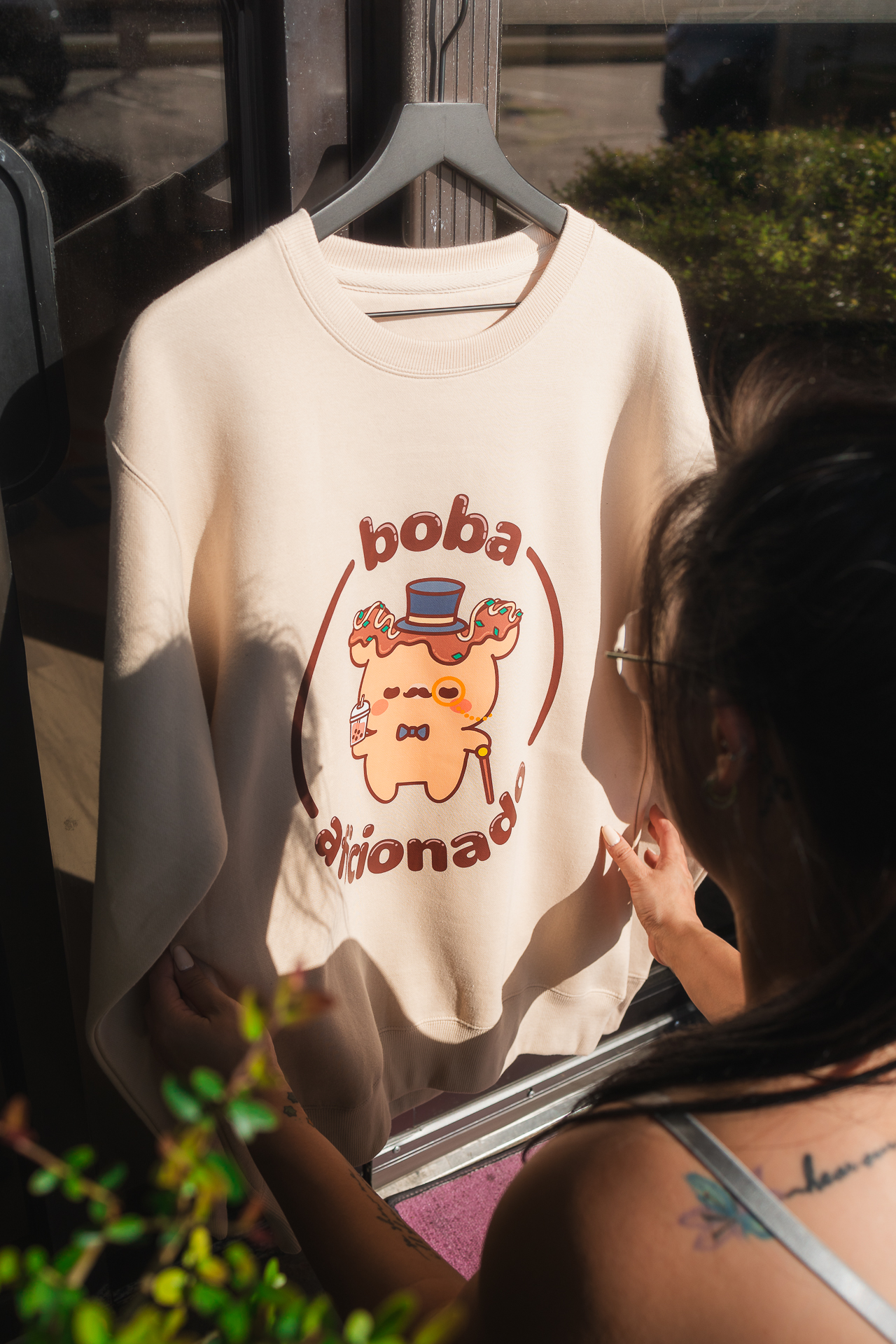 Boba Aficionado Sweatshirt Showcase