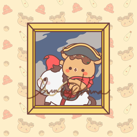Kuma Crossing the World Sticker