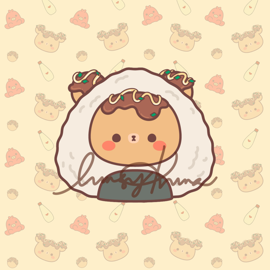 Riceball Kuma Sticker