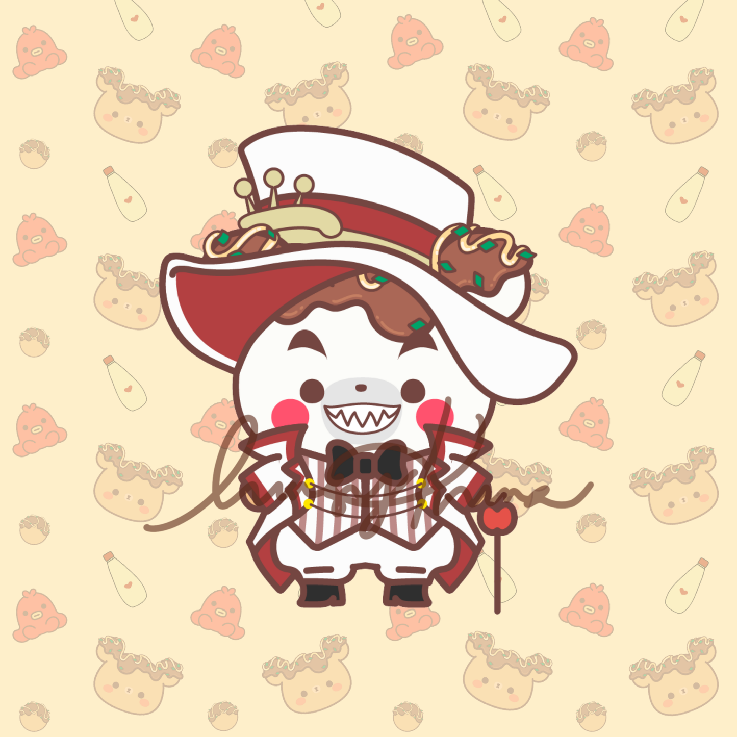 ONLINE ONLY: Hazbin Kuma Sticker