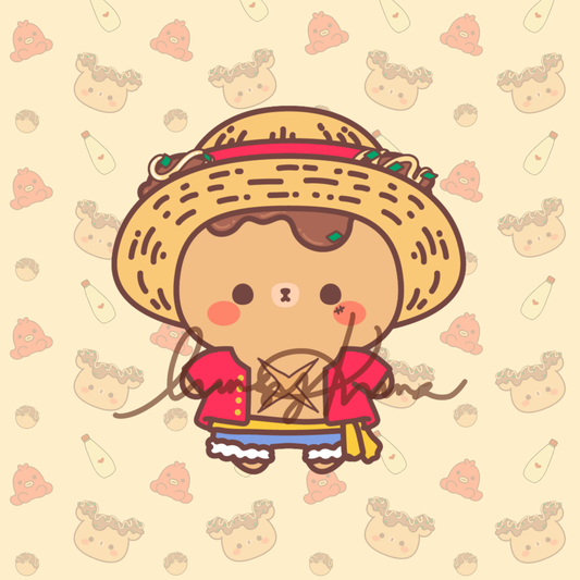 Pirate Kuma Sticker