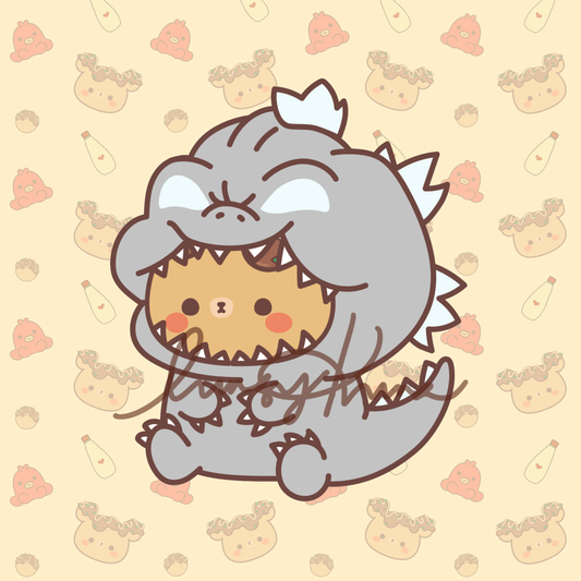 ONLINE ONLY: Godzilla Kumabear Sticker