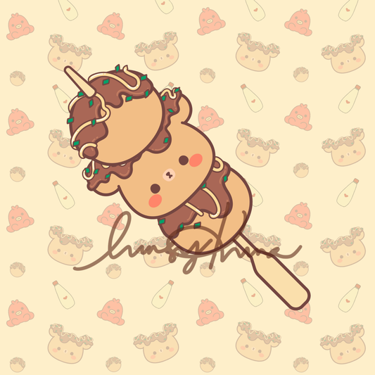 Kuma Skewer Sticker
