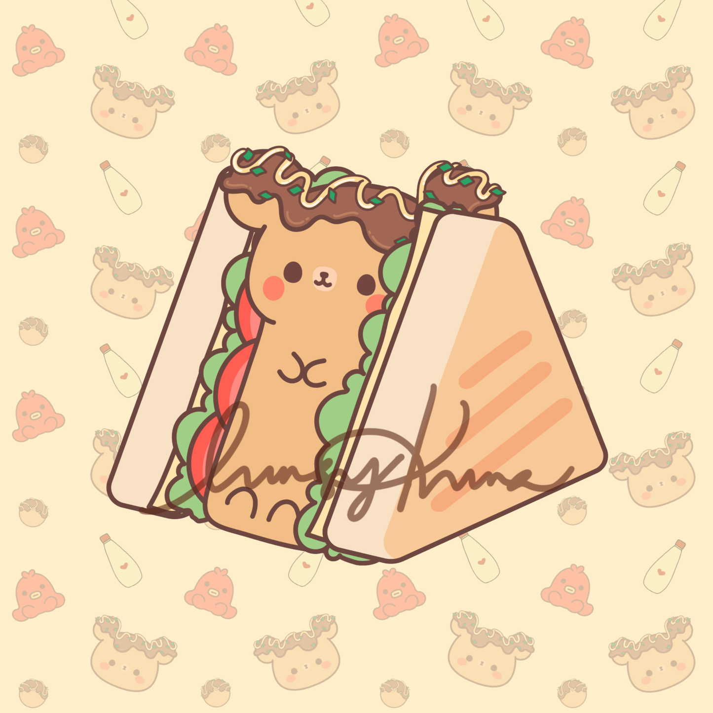 Sando Kuma Sticker