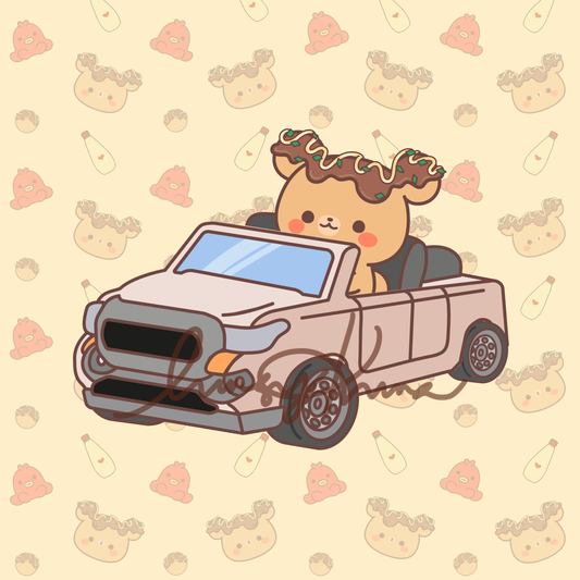 ONLINE ONLY: Takoyaki Takuma Sticker