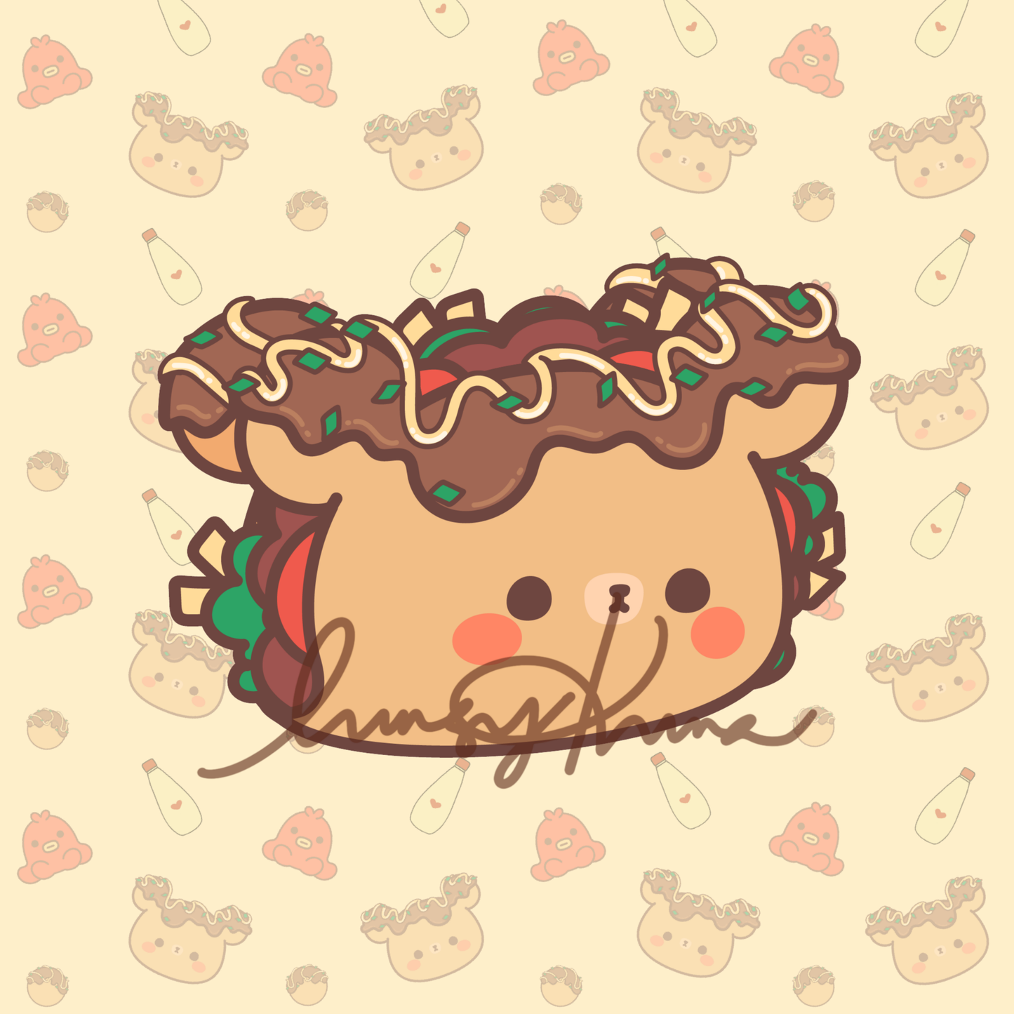 ONLINE ONLY: Kuma Taco Sticker