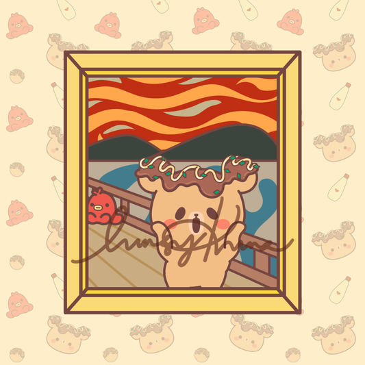 The Scream Kuma Sticker
