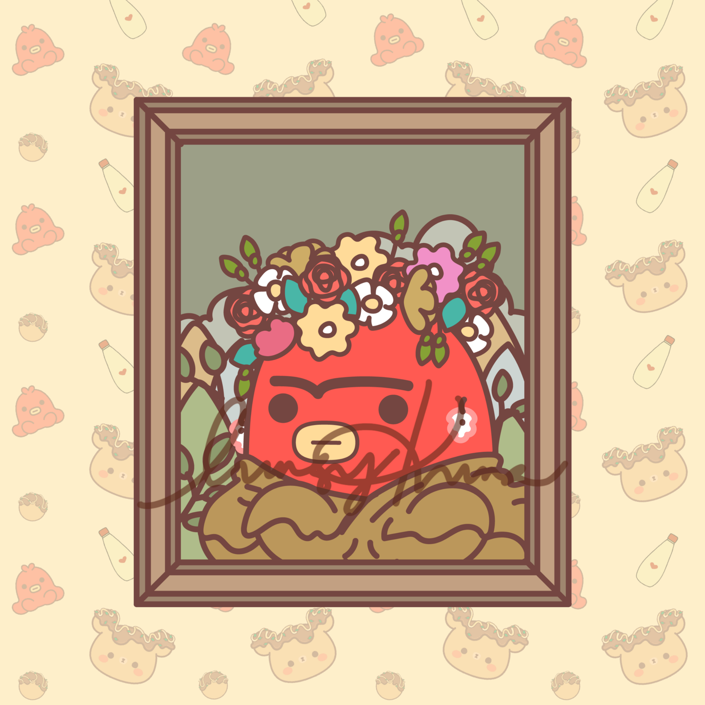 Frida Kuma Sticker
