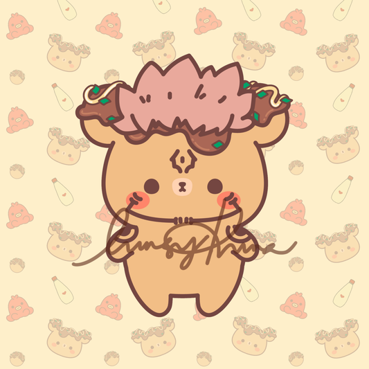 Cursed Kuma Sticker
