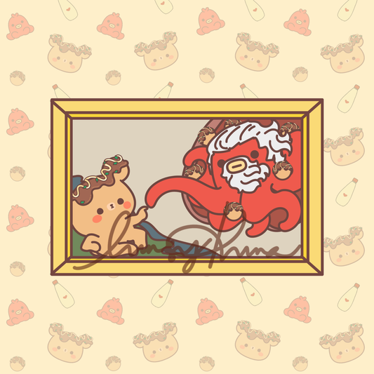 The Creation of Takoyaki Sticker