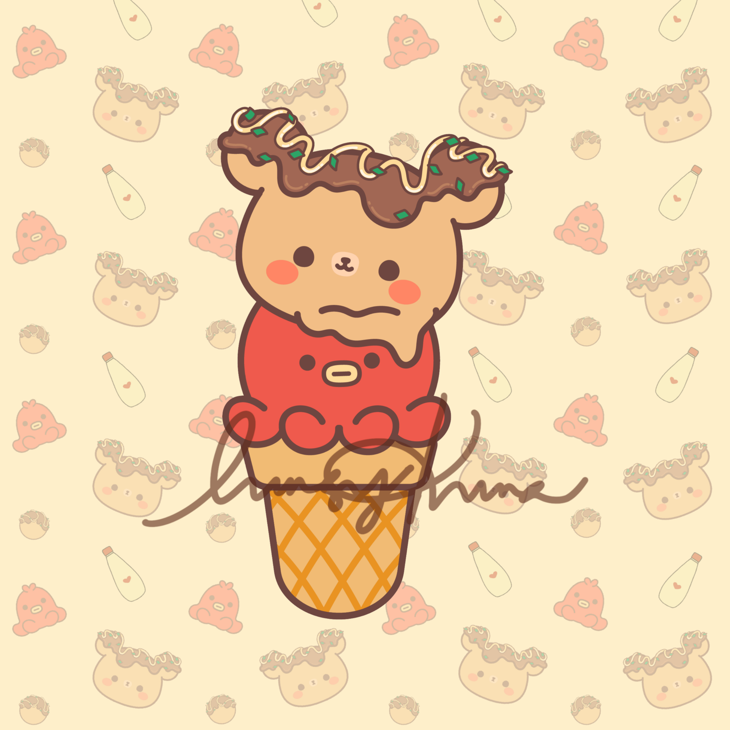Ice Cream Duo Sticker