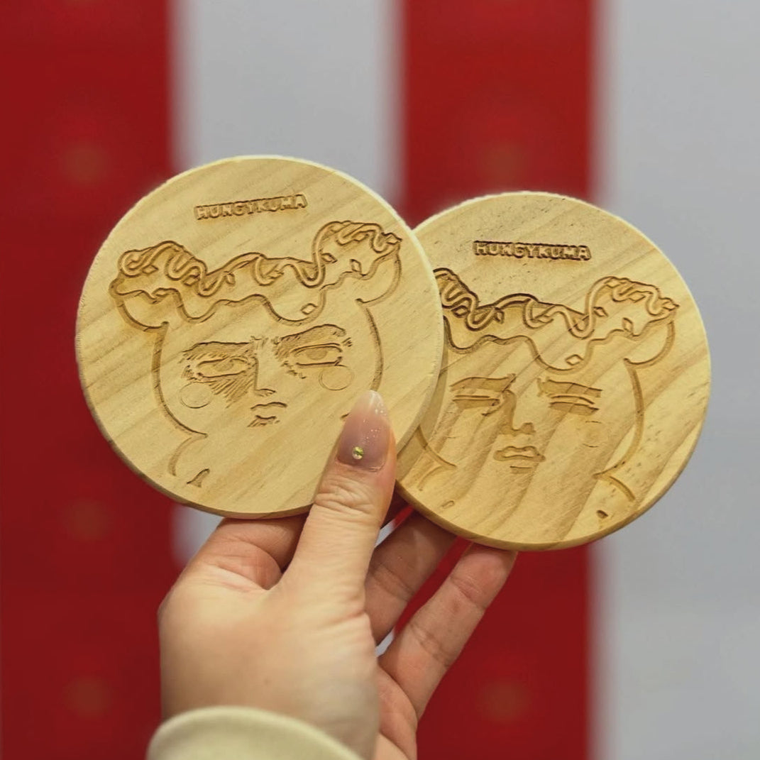 Meme Takobear Coaster Set
